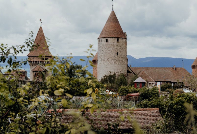Château de Chenaux, Estavayer, Switzerland, Switzerland